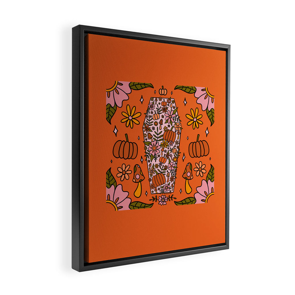 Fall Coffin Framed Canvas Print Gallery Image 2