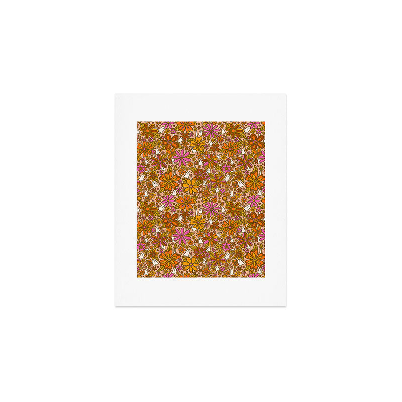 Fall Floral Print Art Print Gallery Image 1