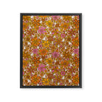 Fall Floral Print Framed Canvas Print Gallery Image 8
