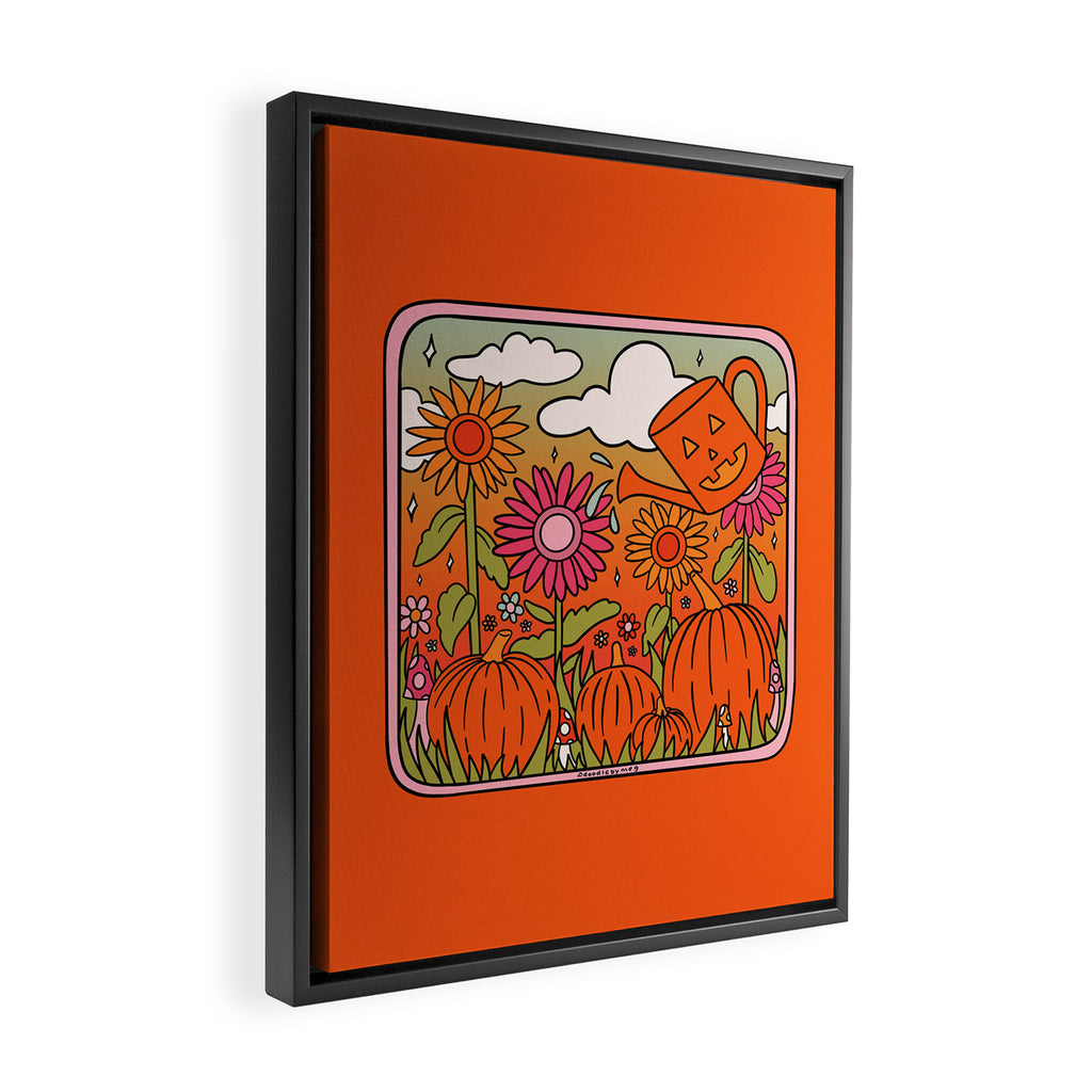 Fall Garden Framed Canvas Print Gallery Image 2