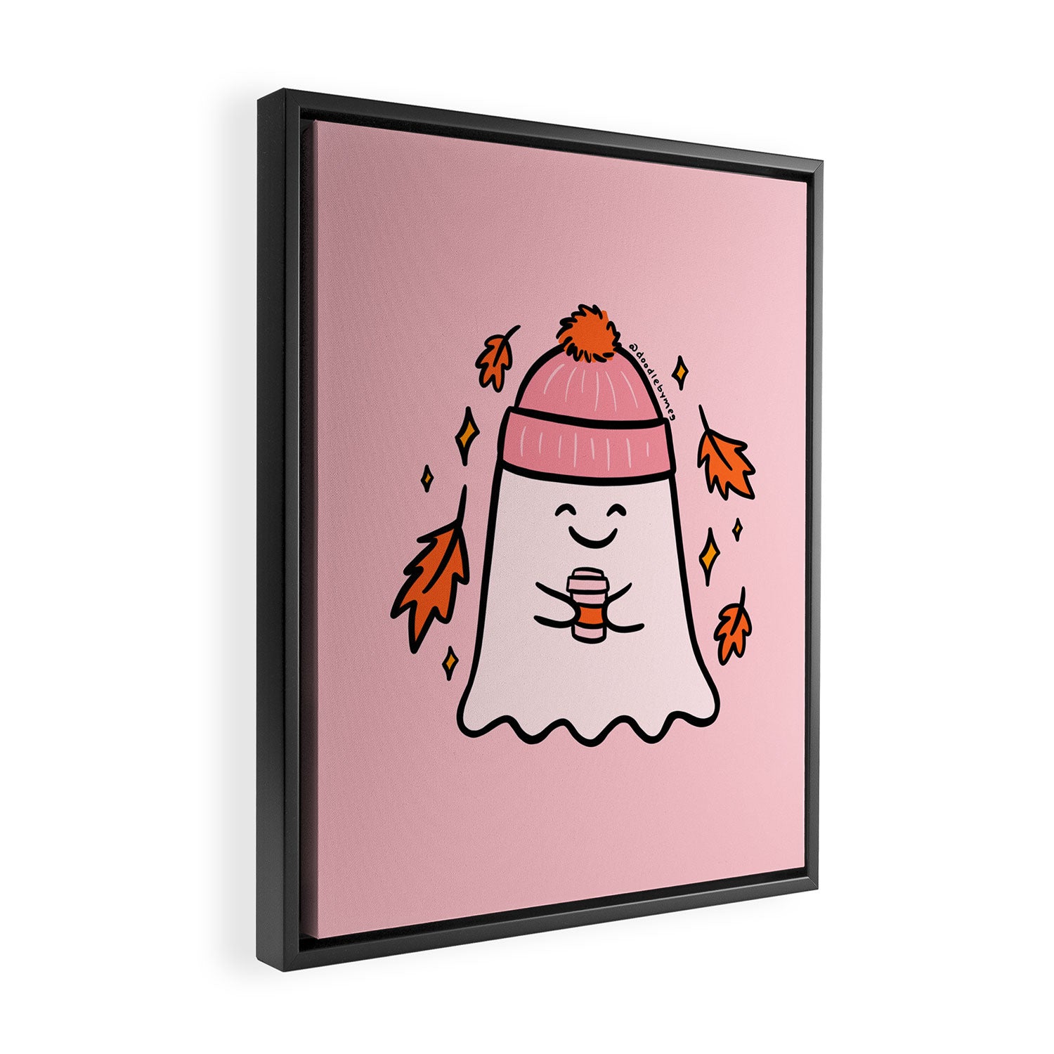 Fall Ghost Framed Canvas Print Gallery Image 2
