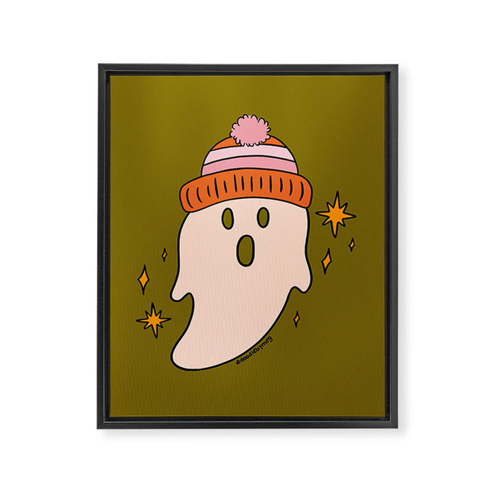 Fall Ghost Framed Canvas Print Gallery Image 1