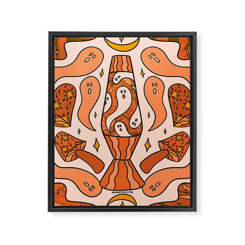 Fall Lava Lamp Framed Canvas Print Gallery Image 8