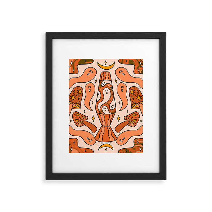 Fall Lava Lamp Framed Art Print Gallery Image 1