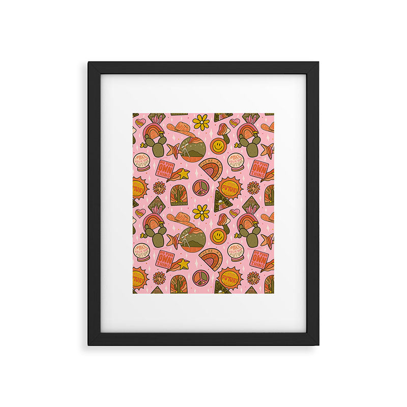 Fall Patch Print Framed Art Print Gallery Image 6