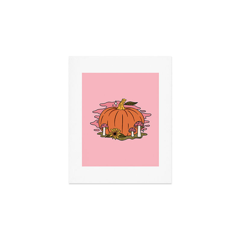 Fall Pumpkin Art Print Gallery Image 1
