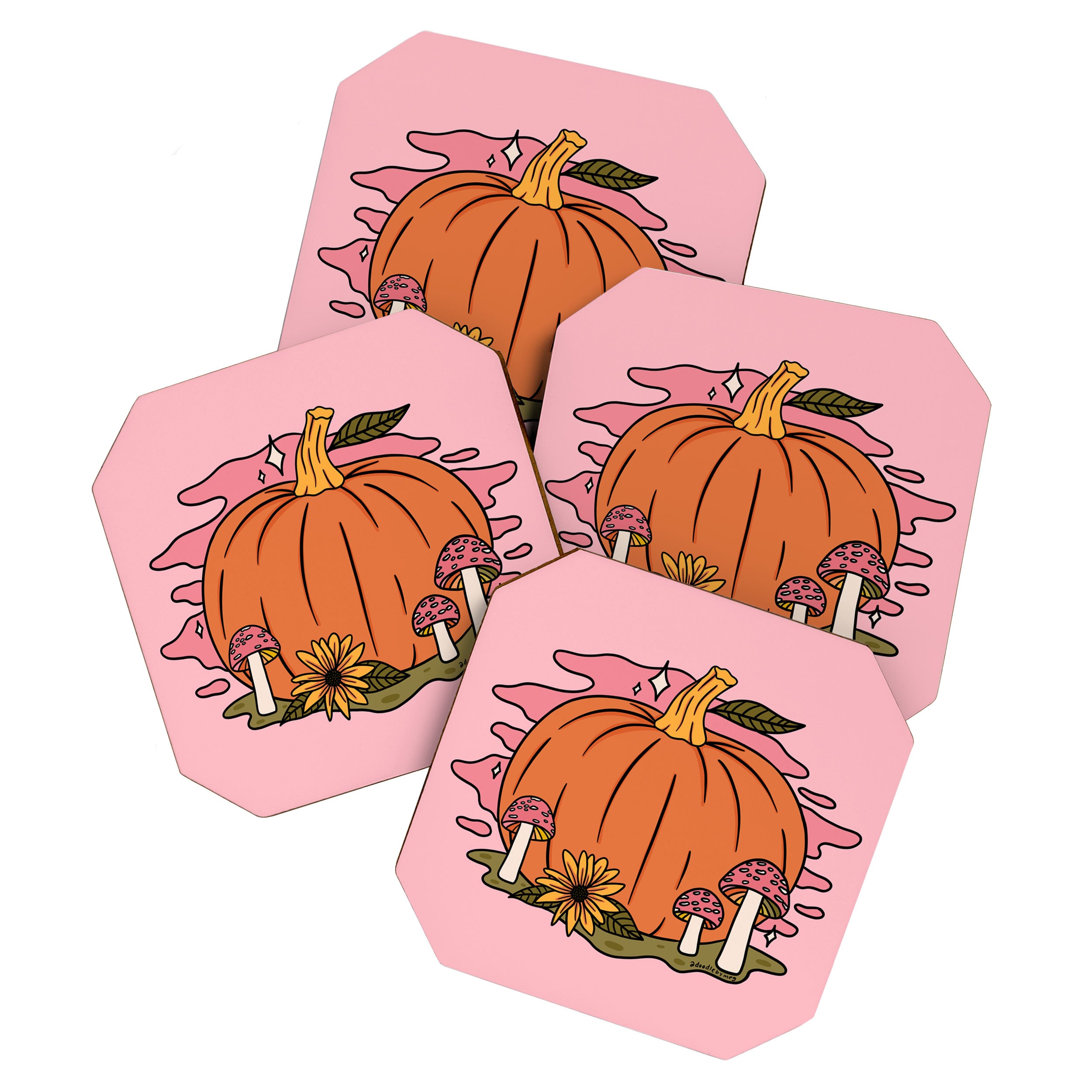 Fall Pumpkin Coaster Gallery Image 1