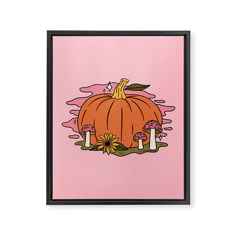 Fall Pumpkin Framed Canvas Print Gallery Image 8