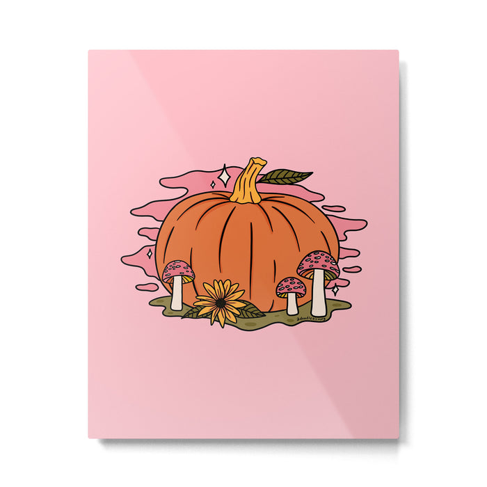 Fall Pumpkin Metal Print Gallery Image 1