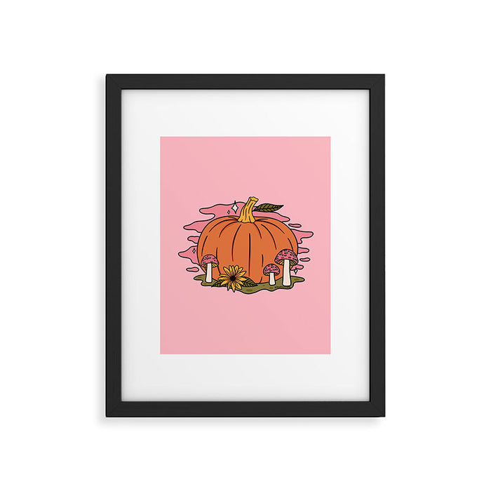 Fall Pumpkin Framed Art Print Gallery Image 1