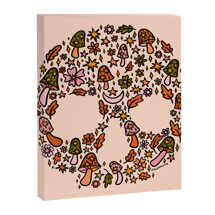 Fall Skull Canvas Print Gallery Image 1