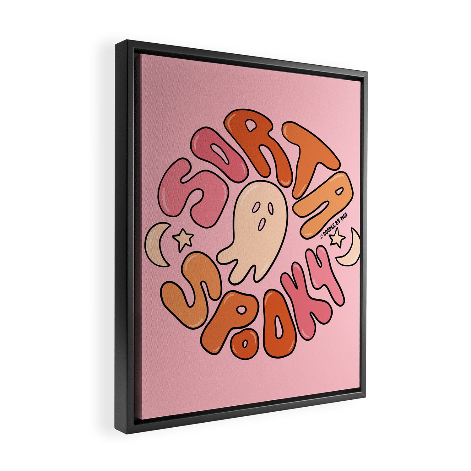 Fall Sorta Spooky © Framed Canvas Print Gallery Image 2