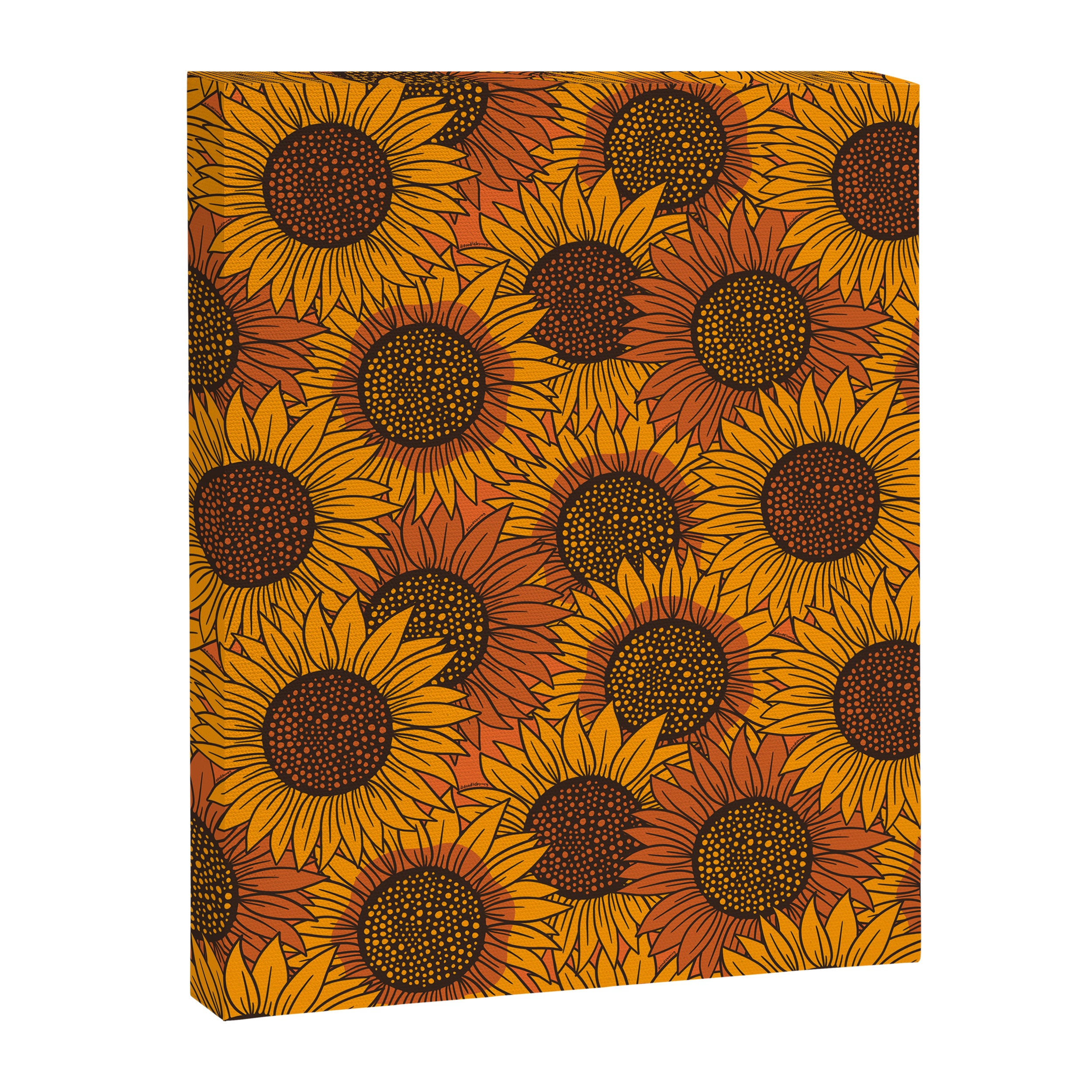 Fall Sunflower Print Canvas Print Gallery Image 8