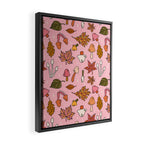 Falling Leaves Print Framed Canvas Print Gallery Image 2