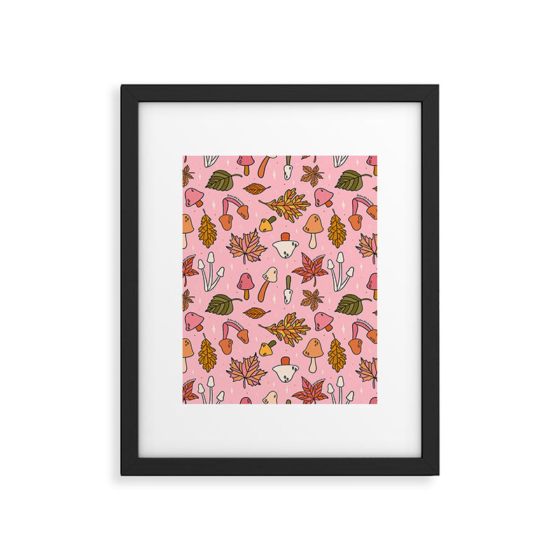 Falling Leaves Print Framed Art Print Gallery Image 6