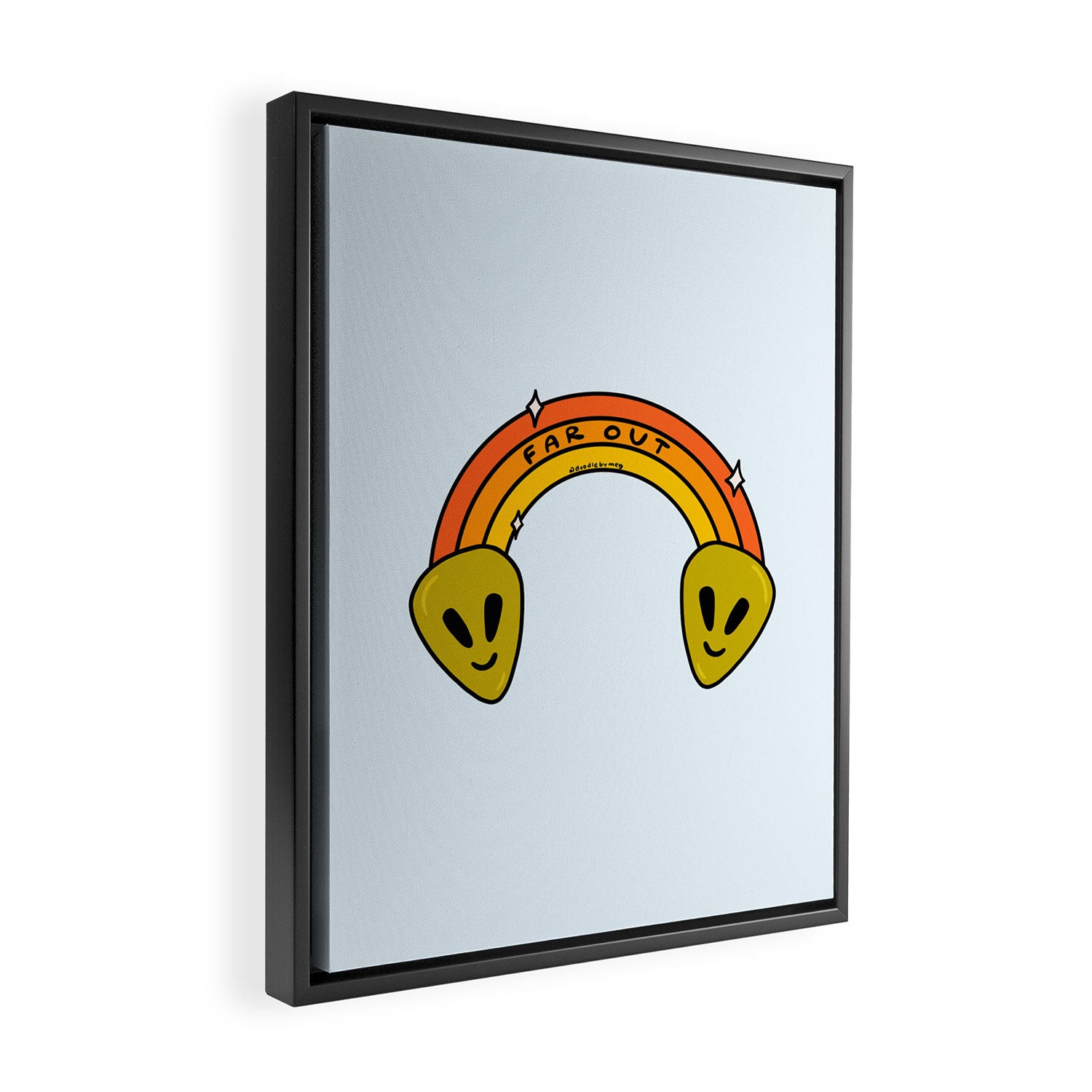 Far Out Framed Canvas Print Gallery Image 2