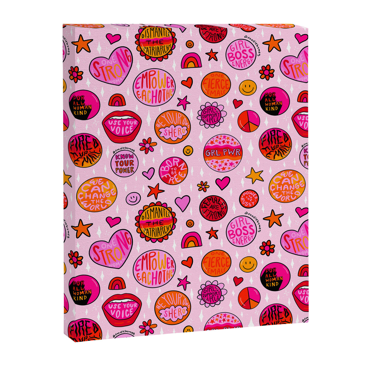 Feminist Buttons Canvas Print Gallery Image 8