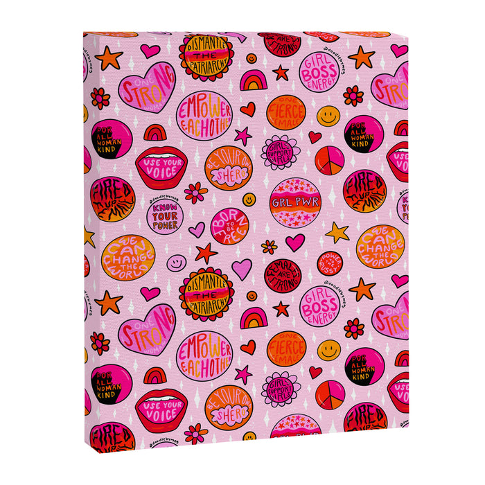 Feminist Buttons Canvas Print Gallery Image 1