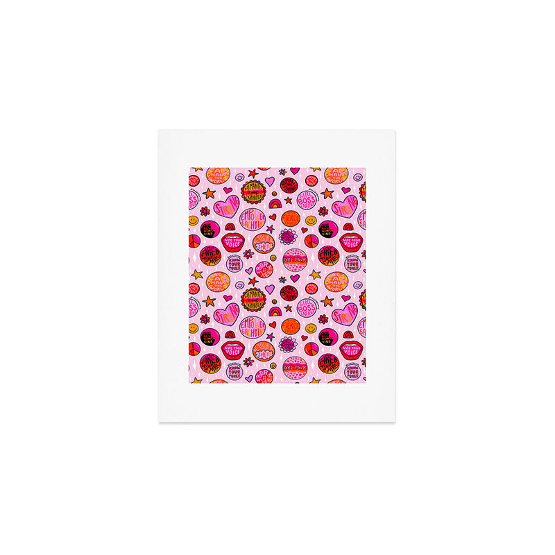 Feminist Buttons Art Print Gallery Image 1