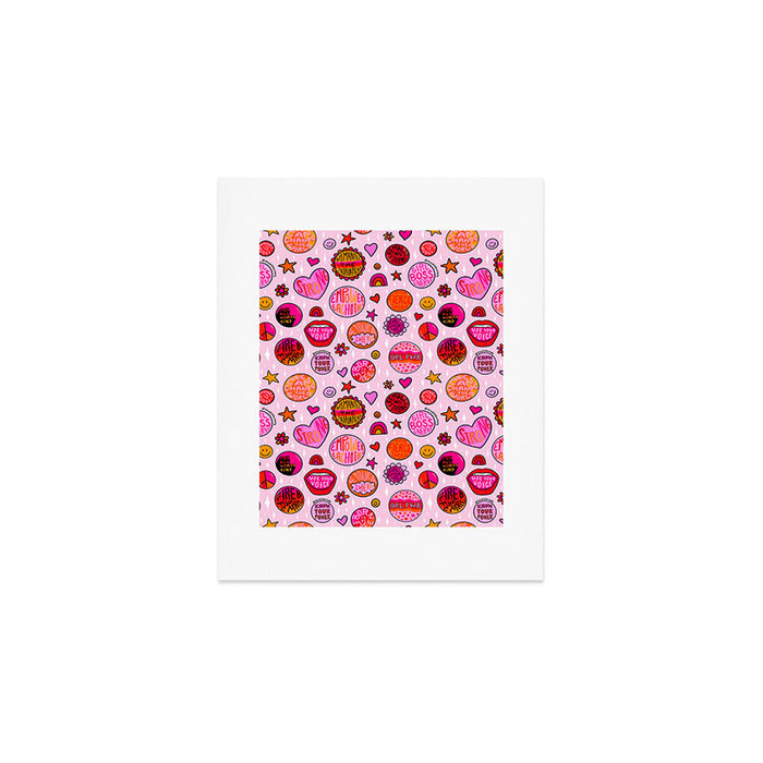 Feminist Buttons Art Print Gallery Image 1