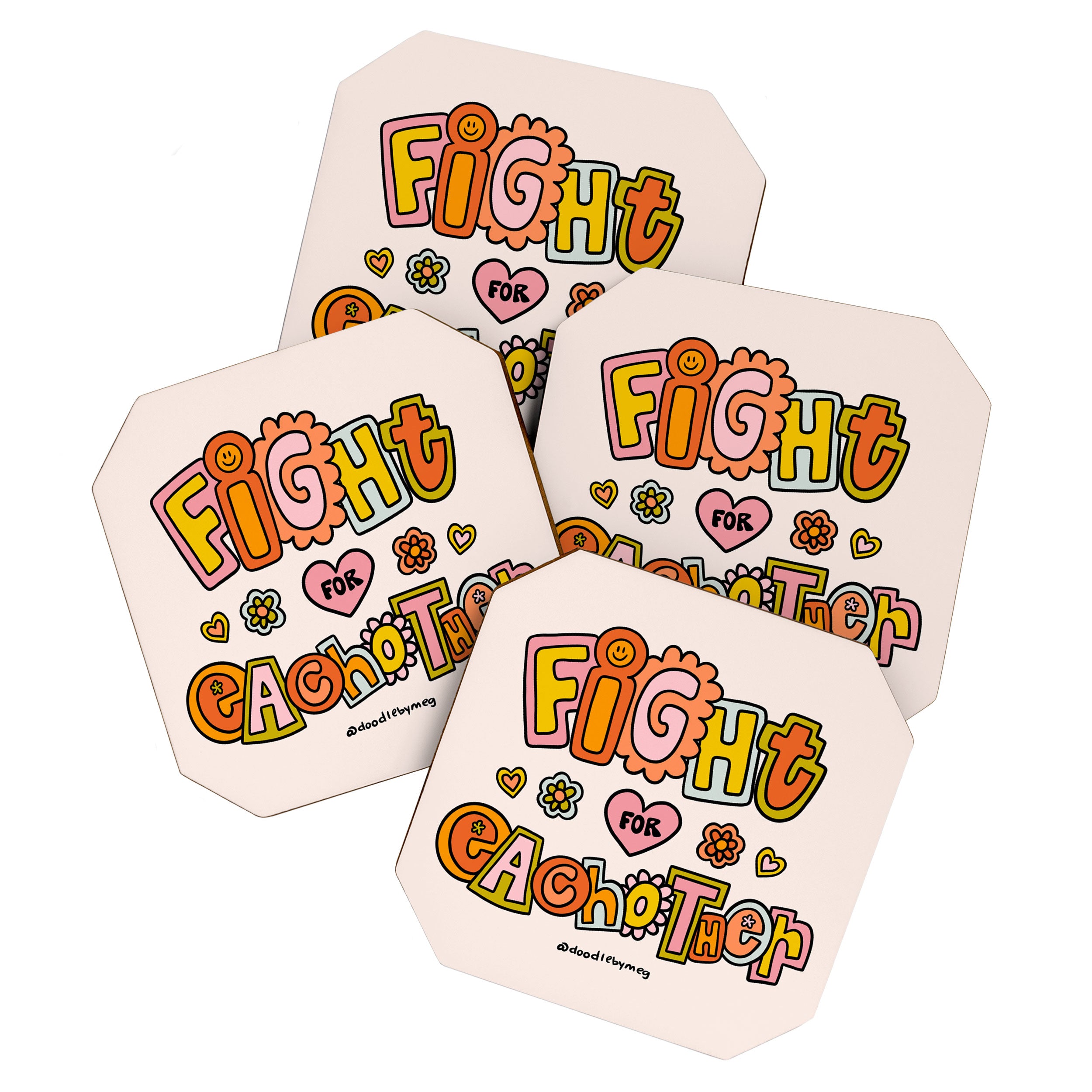 Fight For Each other Coaster Gallery Image 1