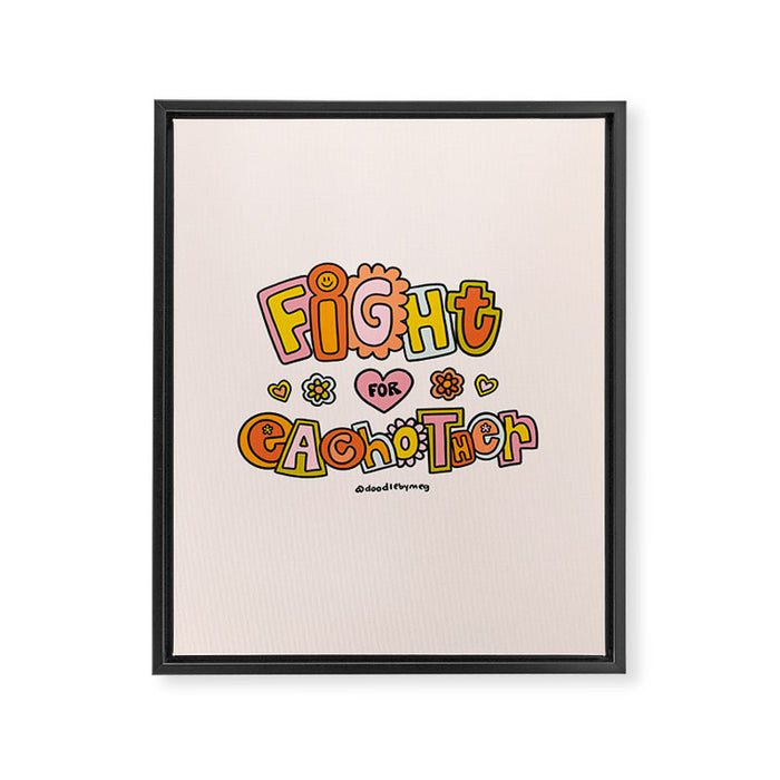 Fight For Each other Framed Canvas Print Gallery Image 1