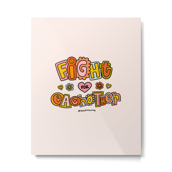 Fight For Each other Metal Print Gallery Image 1