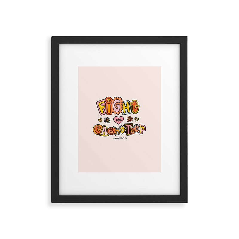 Fight For Each other Framed Art Print Gallery Image 6