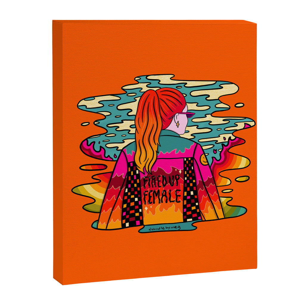 Fired Up Female Canvas Print Gallery Image 8
