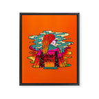 Fired Up Female Framed Canvas Print Gallery Image 8