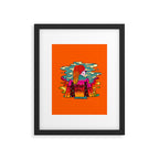 Fired Up Female Framed Art Print Gallery Image 6