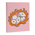 Flame Dice Canvas Print Gallery Image 8