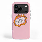 Flame Dice iPhone Case Gallery Image 1