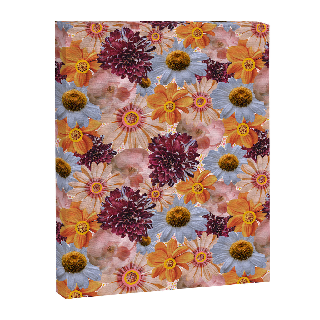 Flower Collage Print Canvas Print Gallery Image 8