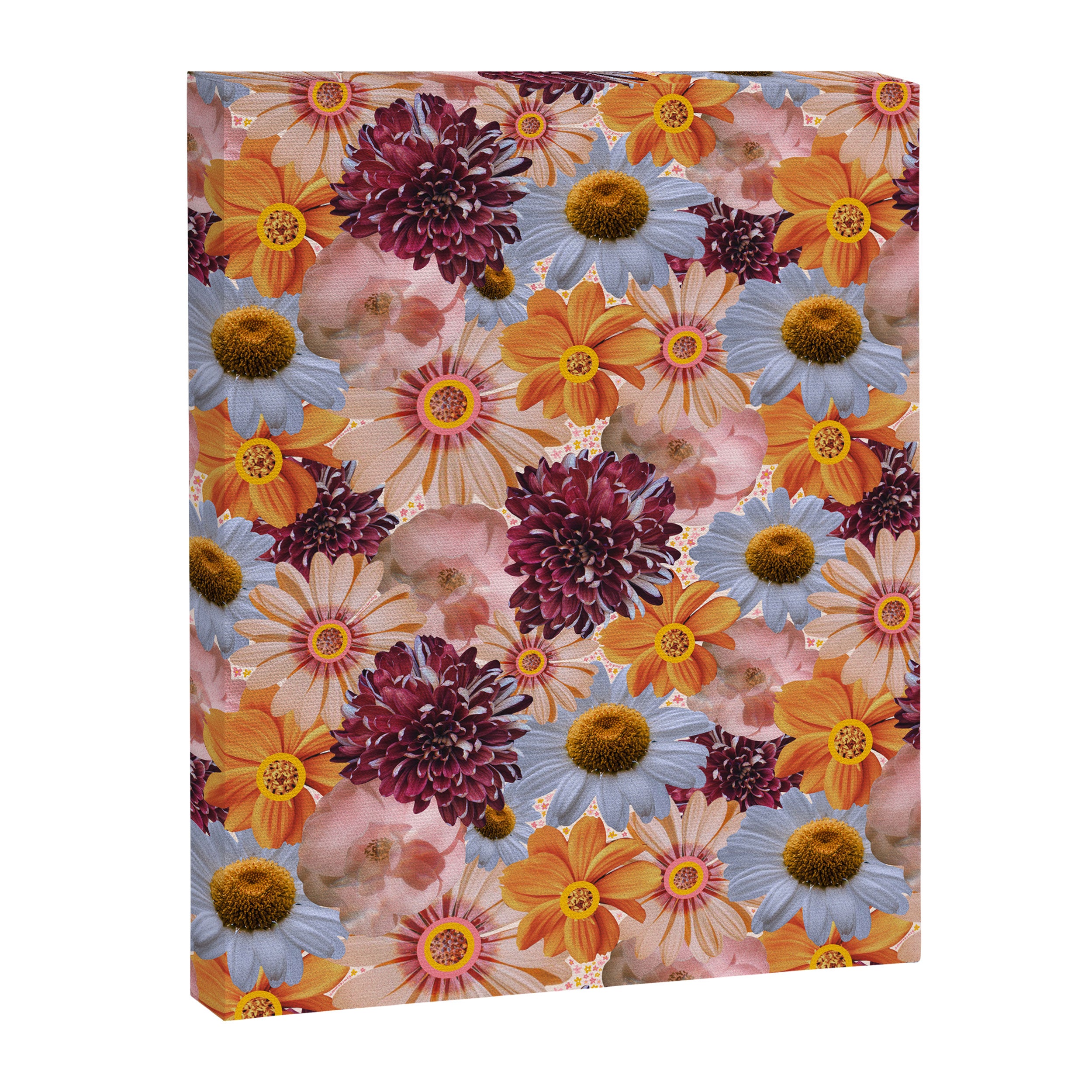 Flower Collage Print Canvas Print Gallery Image 8