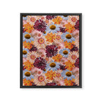 Flower Collage Print Framed Canvas Print Gallery Image 8