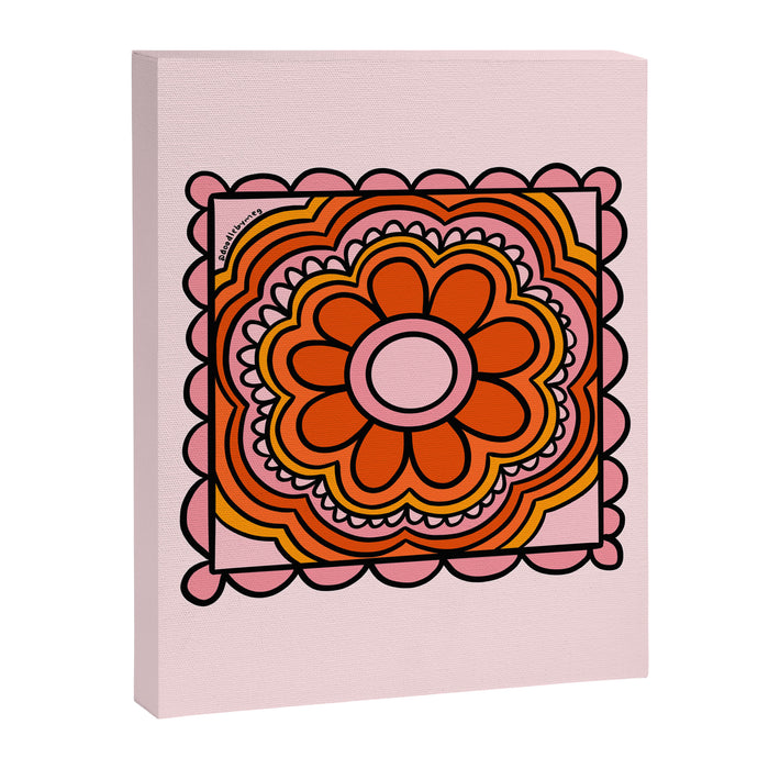 Flower Granny Square Canvas Print Gallery Image 1