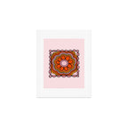 Flower Granny Square Art Print Gallery Image 1