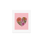 Flower Heart Art Print Gallery Image 1