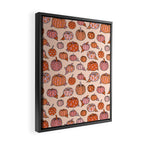 Flower Pumpkin Print Framed Canvas Print Gallery Image 2