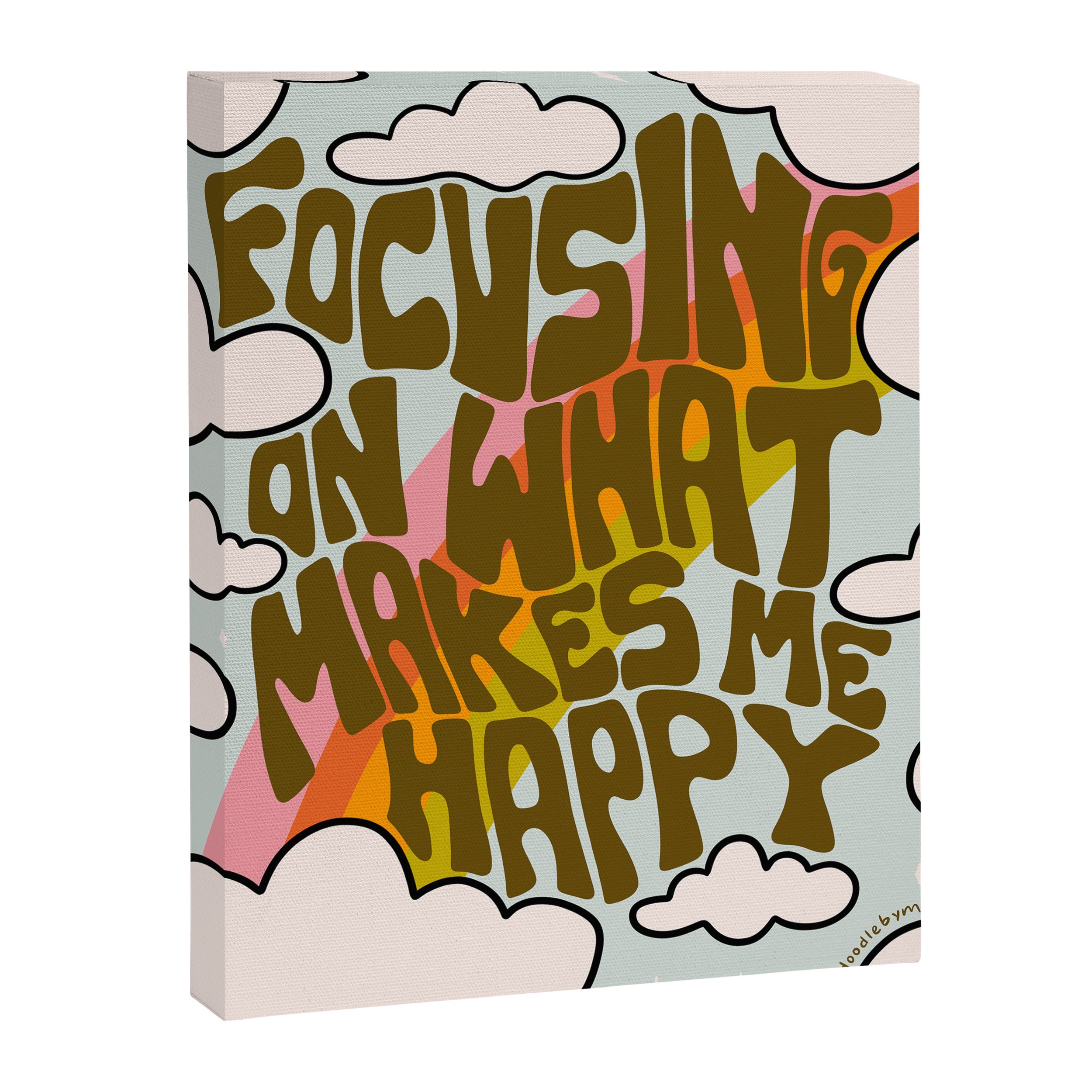 Focusing on What Makes Me Happy Canvas Print Gallery Image 8