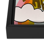 Focusing on What Makes Me Happy Framed Canvas Print Gallery Image 3