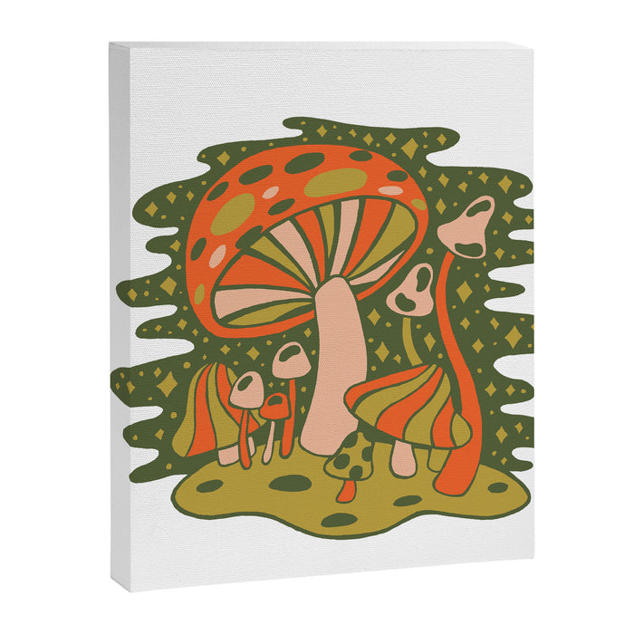 Forest of Mushrooms Canvas Print Gallery Image 1