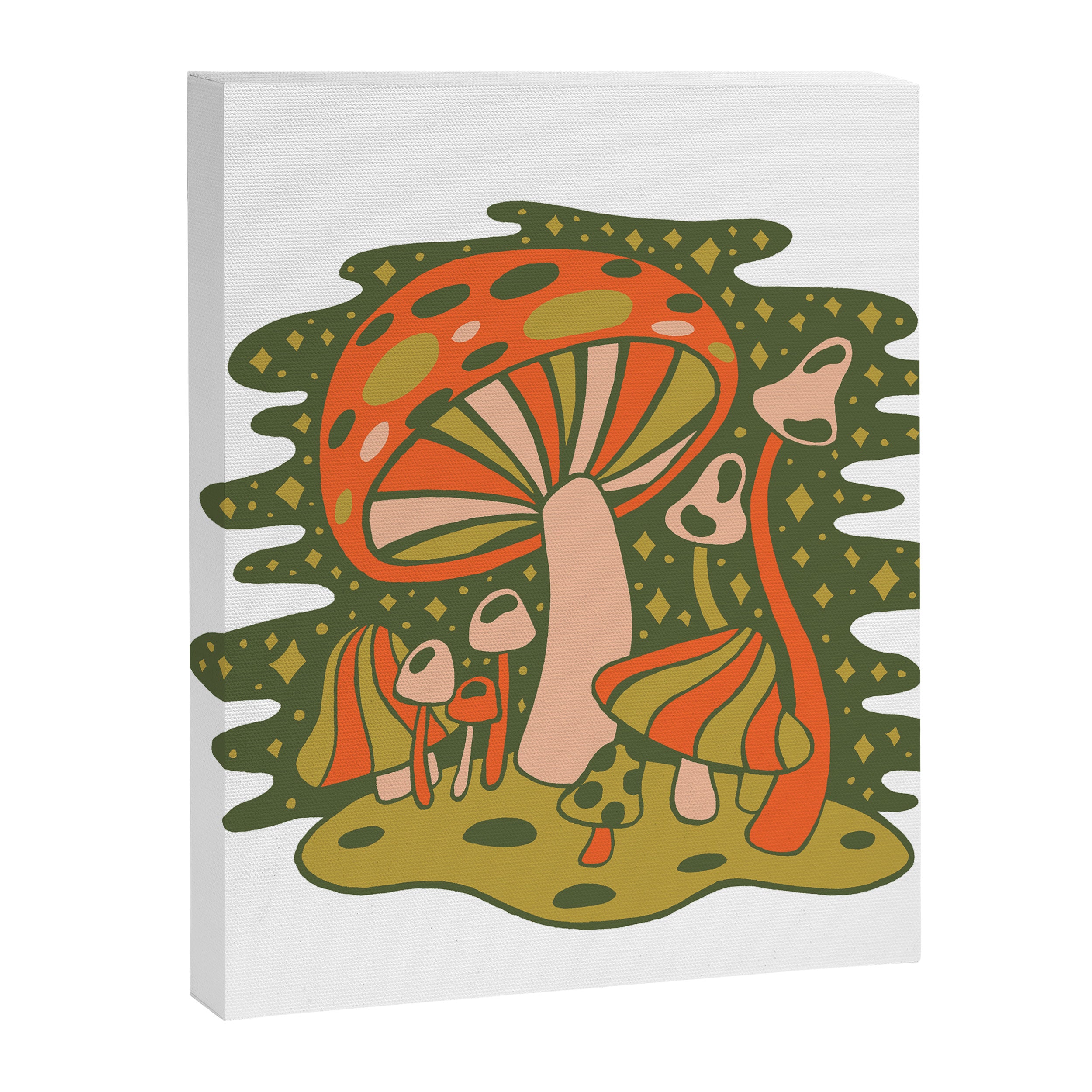 Forest of Mushrooms Canvas Print Gallery Image 6