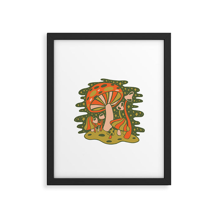 Forest of Mushrooms Framed Art Print Gallery Image 1