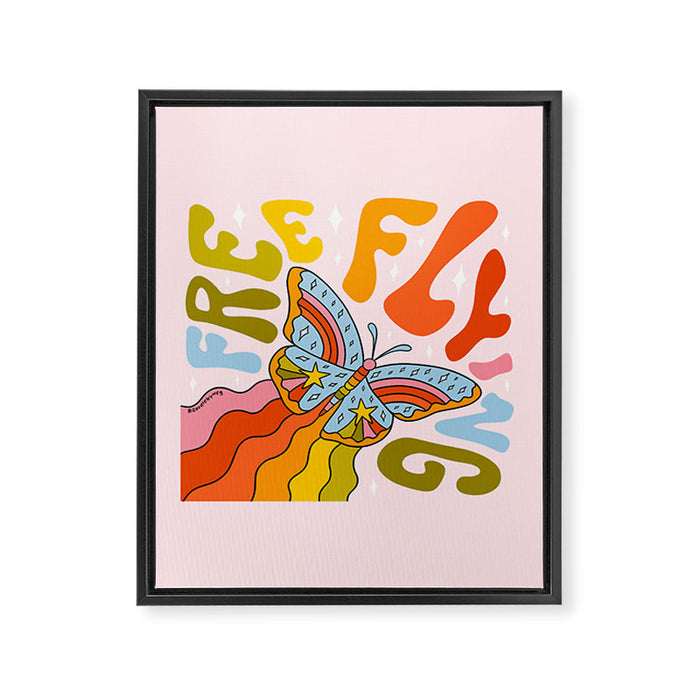 Free Flying Framed Canvas Print Gallery Image 1