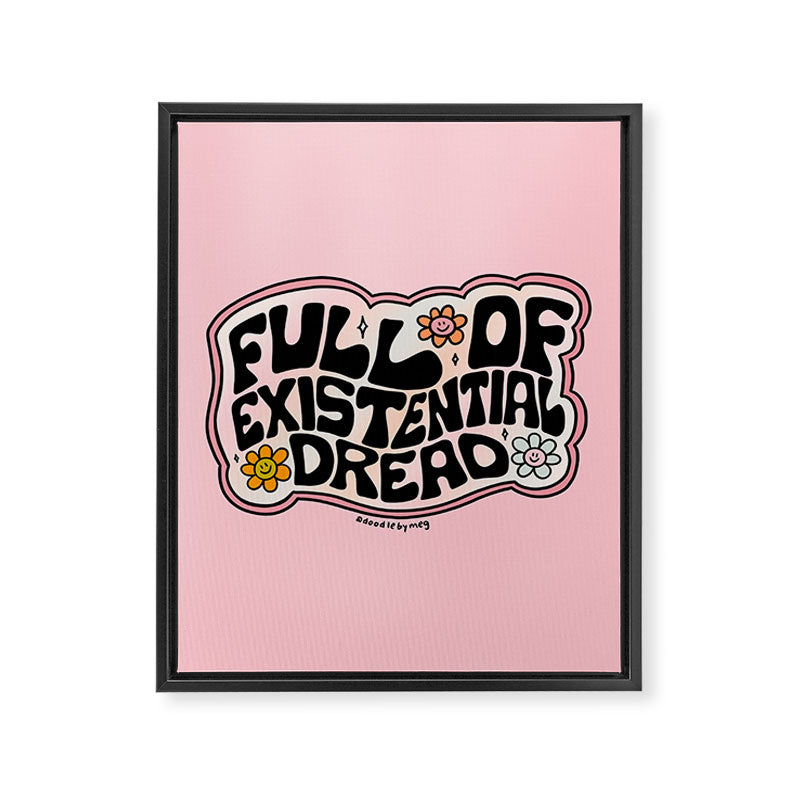 Full of Existential Dread Framed Canvas Print Gallery Image 8