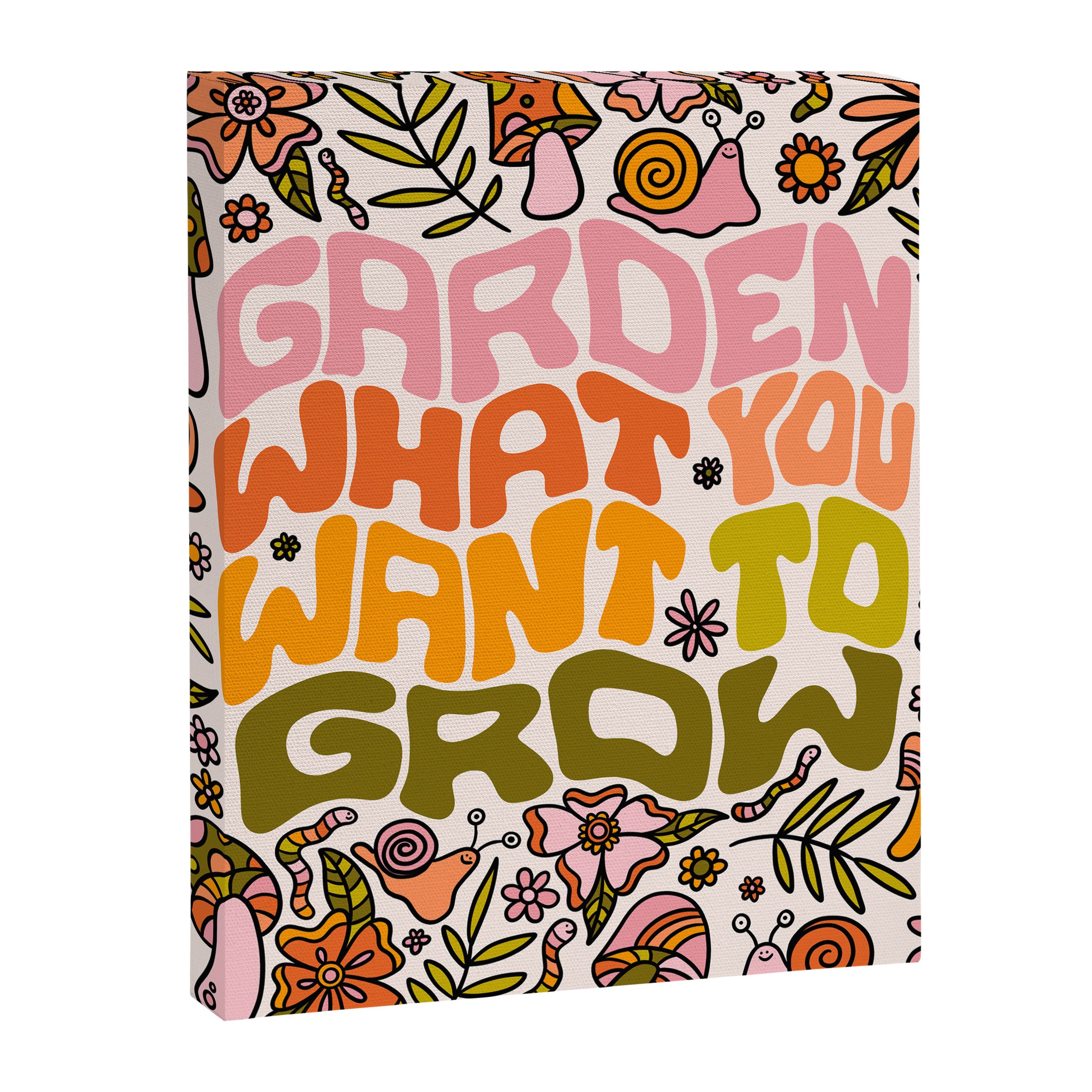 Garden What You Want to Grow Canvas Print Gallery Image 8