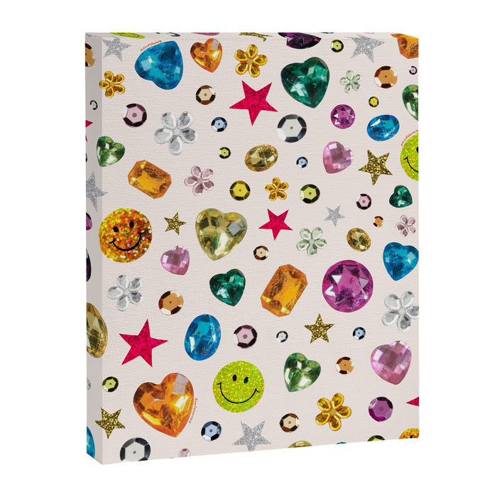 Gem Print in Cream Canvas Print Gallery Image 1