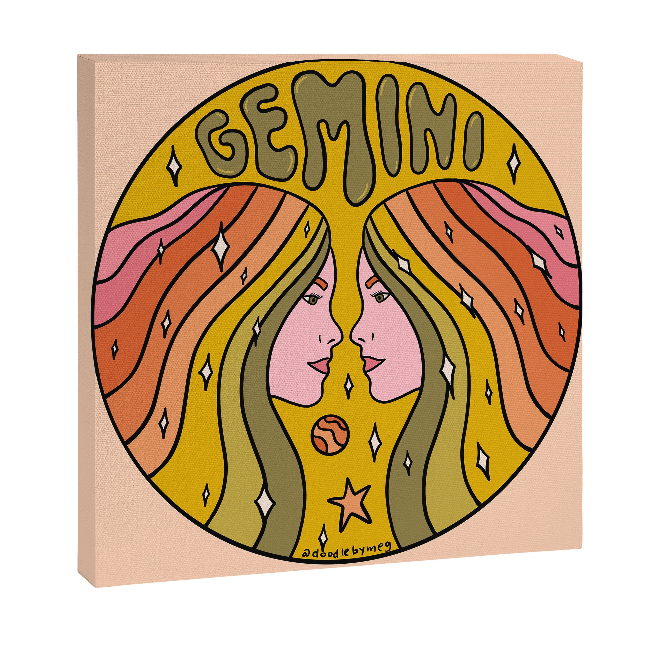 Gemini Canvas Print Gallery Image 3